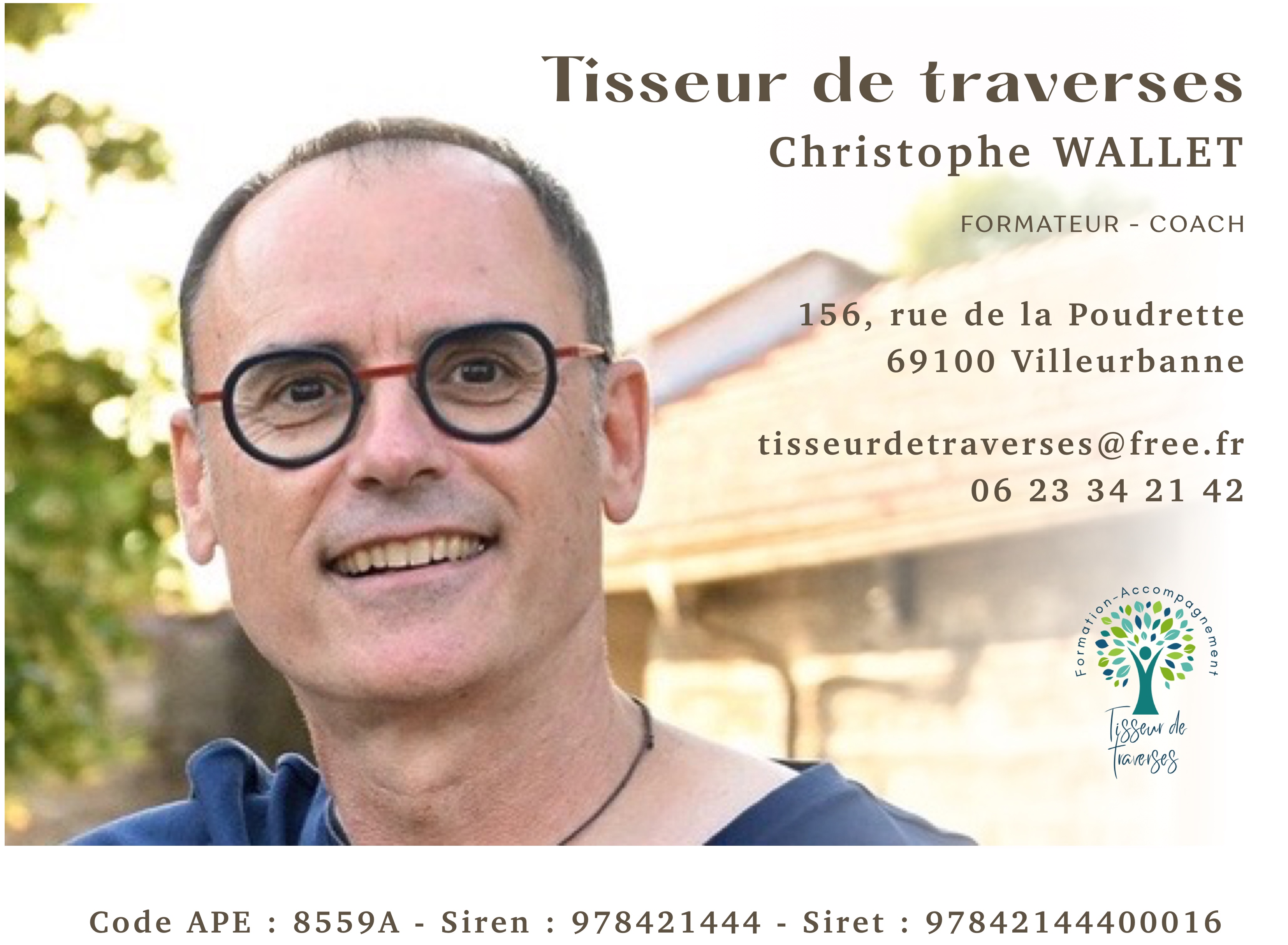 christophe wallet - tisseur de traverses